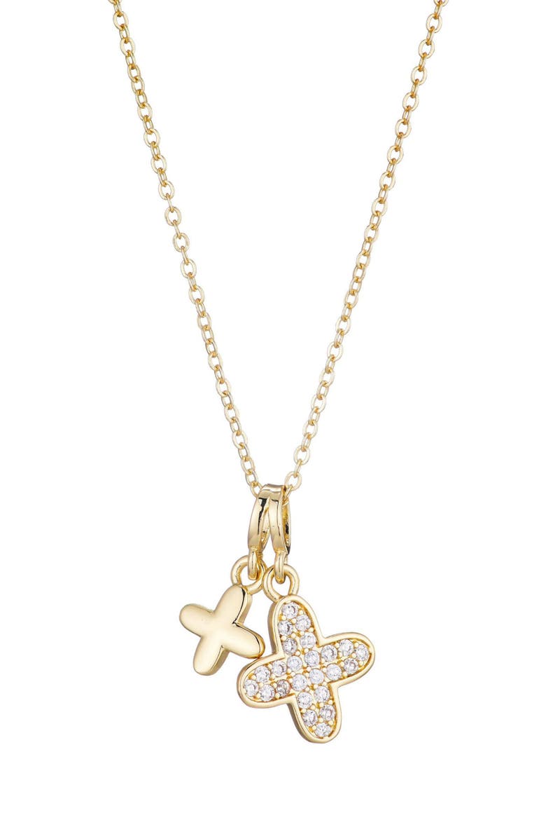 3-Piece Mixed Clover Jewelry Set, Alternate, color, GOLD