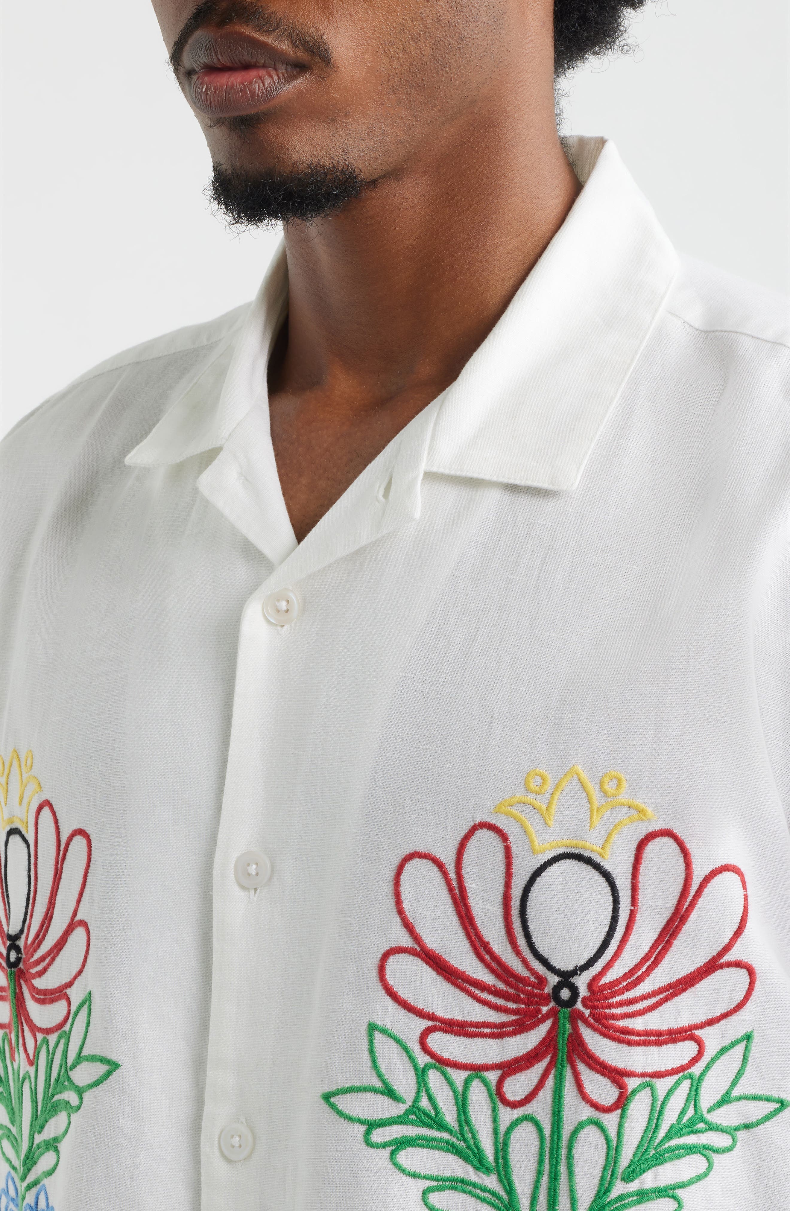 Perry Floral Camp Shirt - image 2