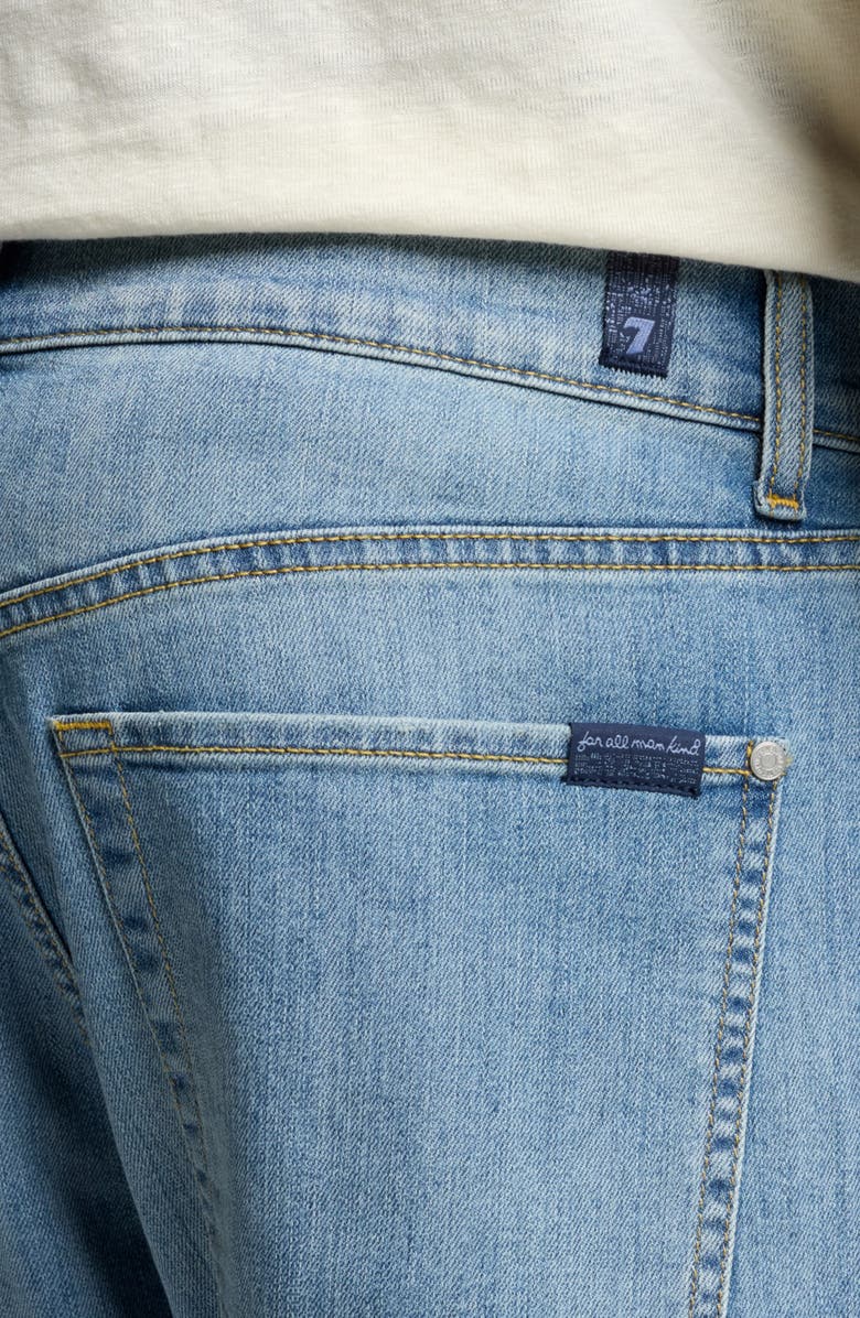 7 For All Mankind Airweft Modern Straight Leg Jeans, Alternate, color, Formentera