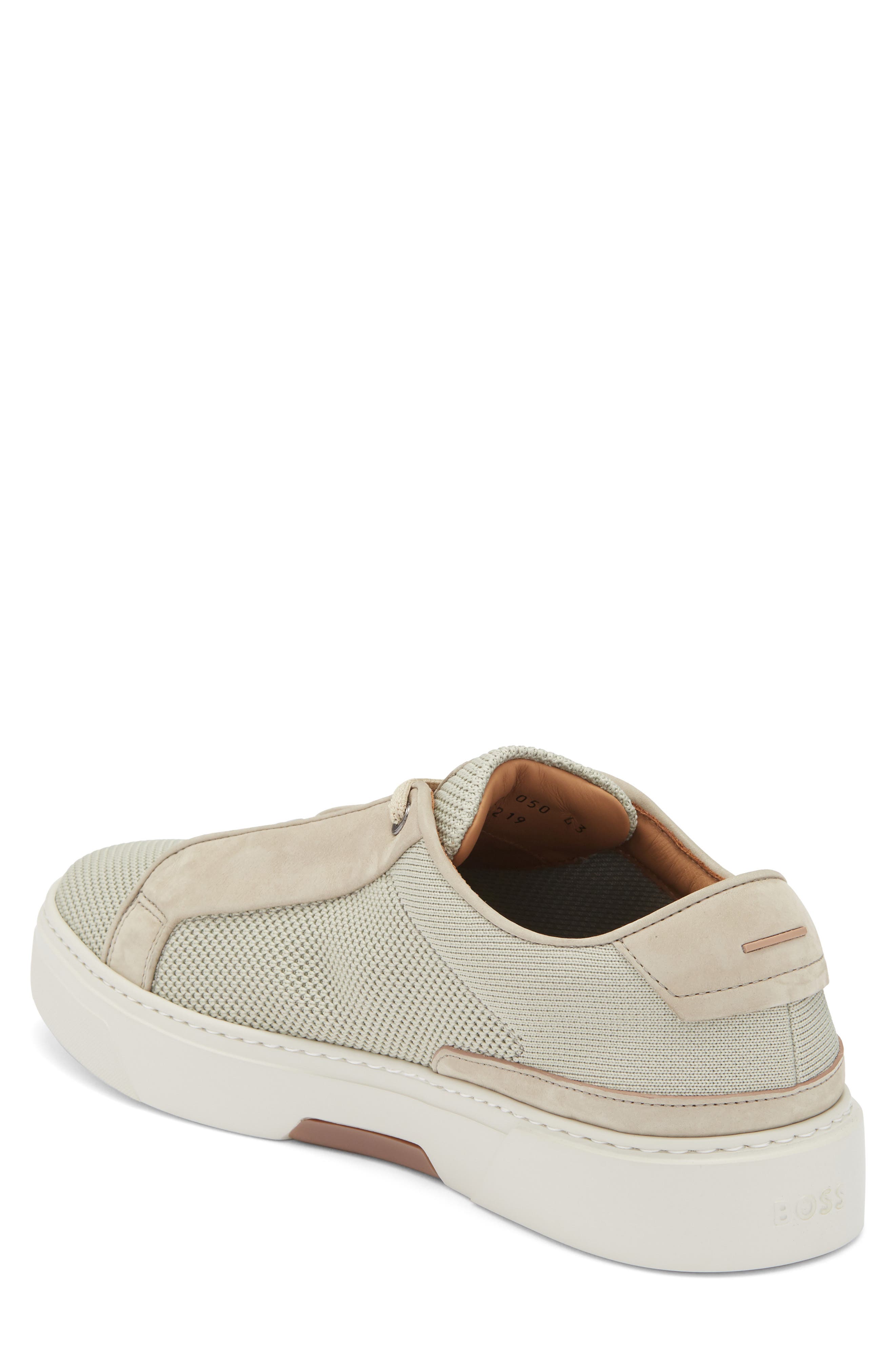BOSS Gary Sneaker, Alternate, color, Light/ Pastel Grey