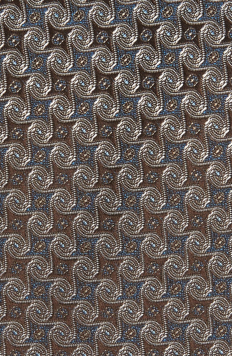 Eton Geometric Silk Tie, Alternate, color,