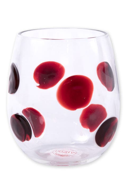 Drop Stemless Wine Glass
