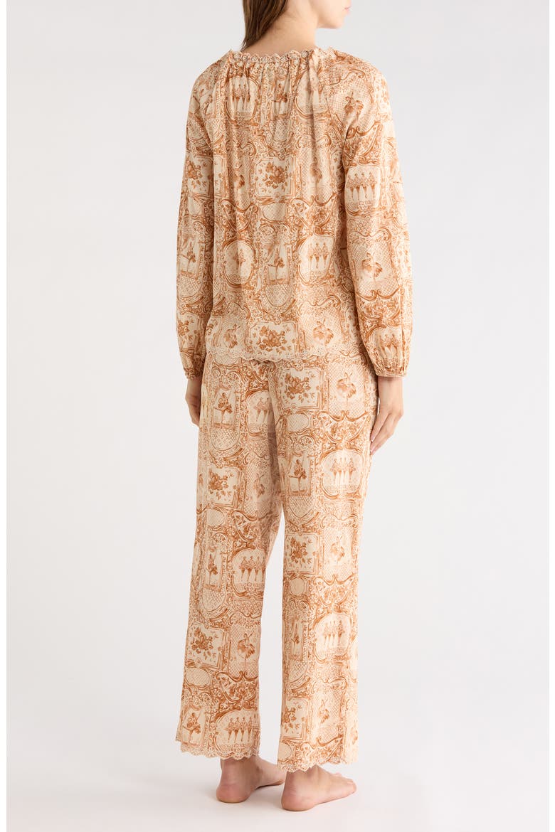 Paloma Long Sleeve Pajamas, Alternate, color, BALLERINA