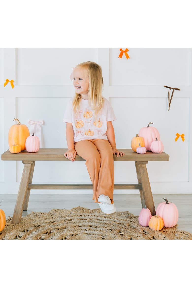 Pumpkin Short Sleeve T-Shirt, Alternate, color, Ballet Pink