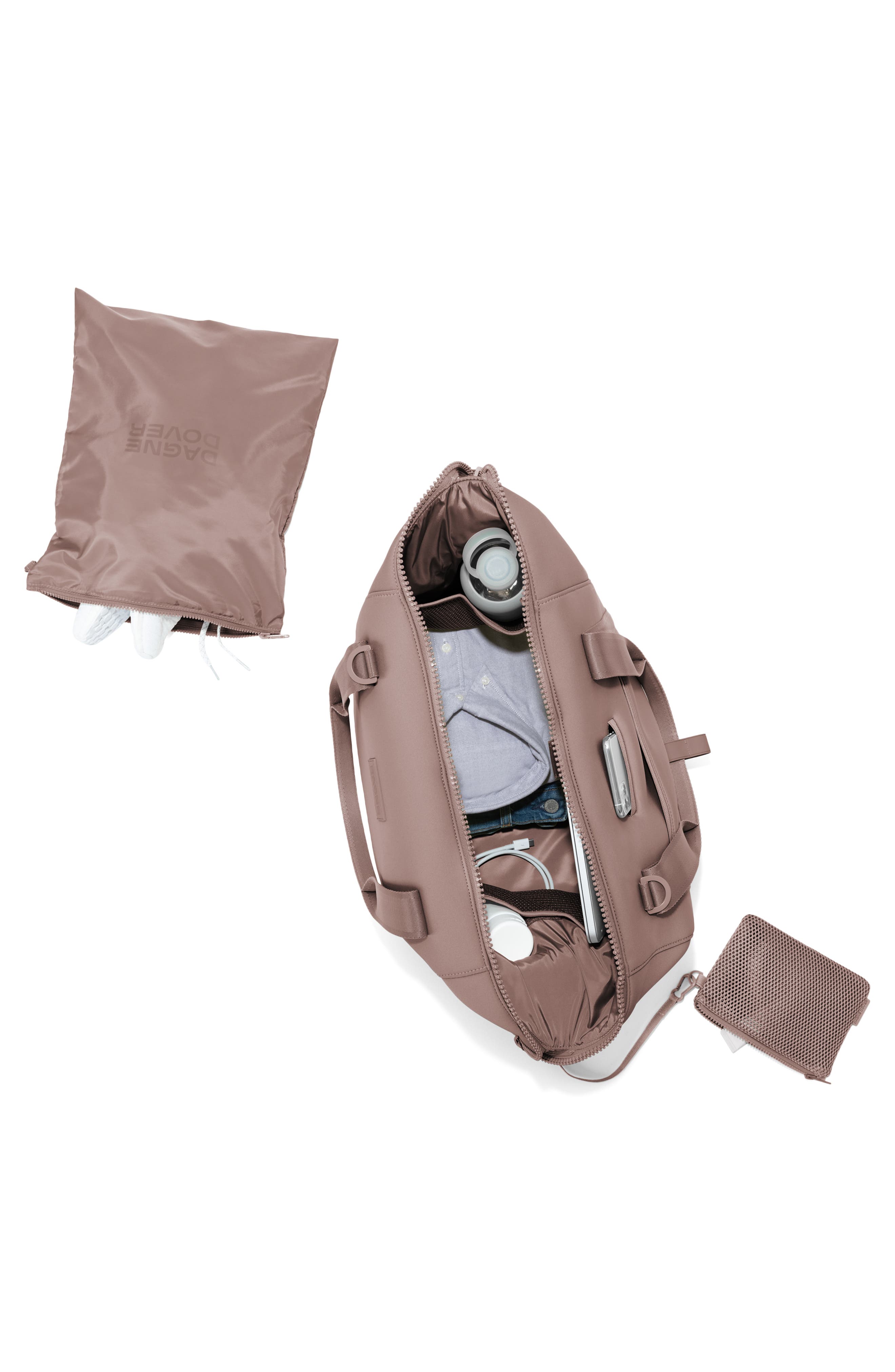 Dagne Dover Landon Large Neoprene Carryall, Alternate, color, Dune