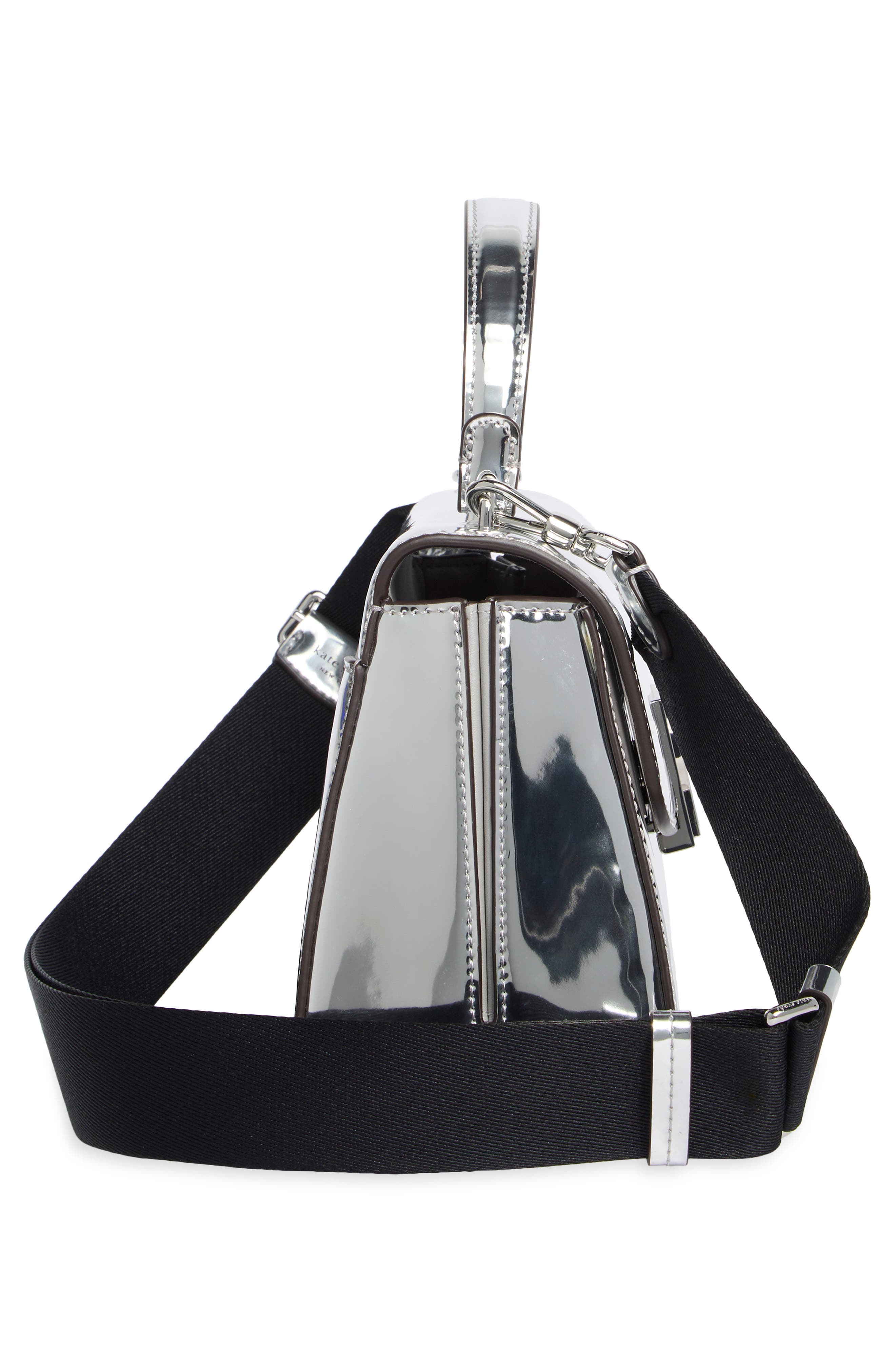 Dakota Satchel Bag, Alternate, color, SILVER