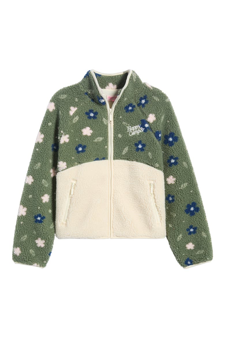 Sage Garden Macie Fleece Jacket, Alternate, color, OFF WHITE