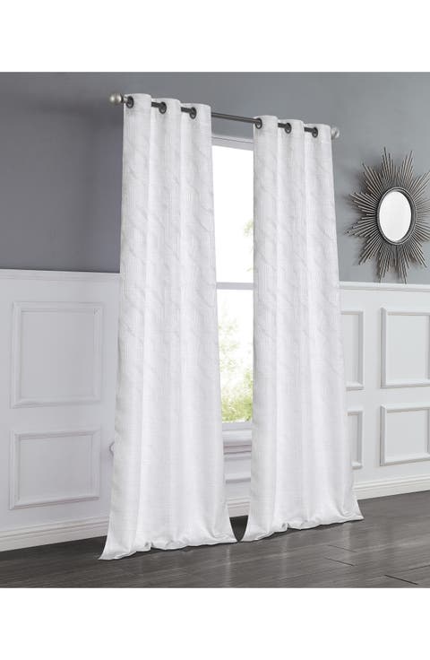 Set of 2 Room Darkening Window Curtains