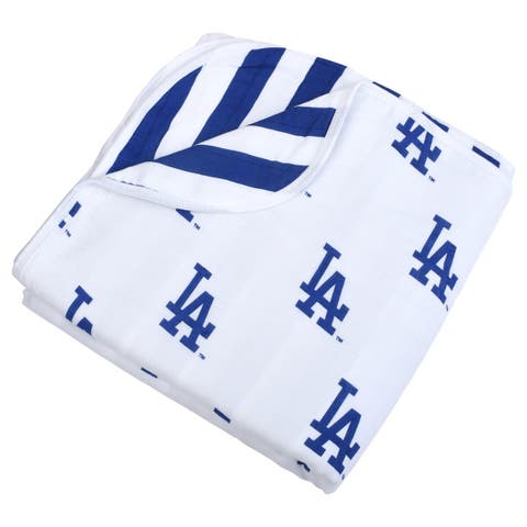 Infant Three Little Anchors Los Angeles Dodgers 47" x 47" Muslin 4-Layer Blanket