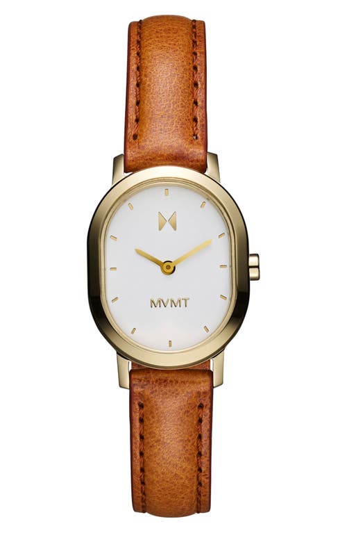 Mvmt Carmel Oval Watch, 25mm In Tan