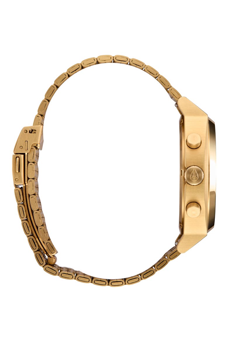 Time Teller Chronograph Bracelet Watch, 40mm, Alternate, color, GOLD / BLACK / GOLD