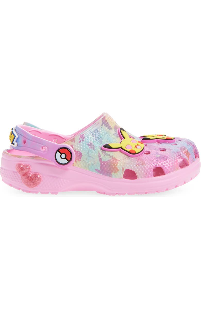 CROCS Kids' Pikachu Waterproof Clog, Alternate, color, Multi Pink