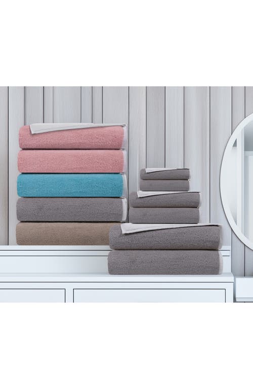 Brooks Brothers Double Face 6-piece Turkish Cotton Towels Set In White Beige