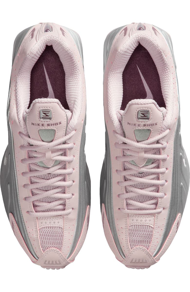 Nike Shox R4 Sneaker, Alternate, color, Particle Rose/ Silver/ Tattoo