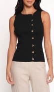 Petal & Pup Lysa Button-Up Knit Tank