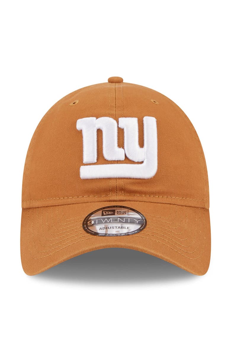 New Era Men's New Era  Brown New York Giants  Main Core Classic 2.0 9TWENTY Adjustable Hat, Alternate, color, 