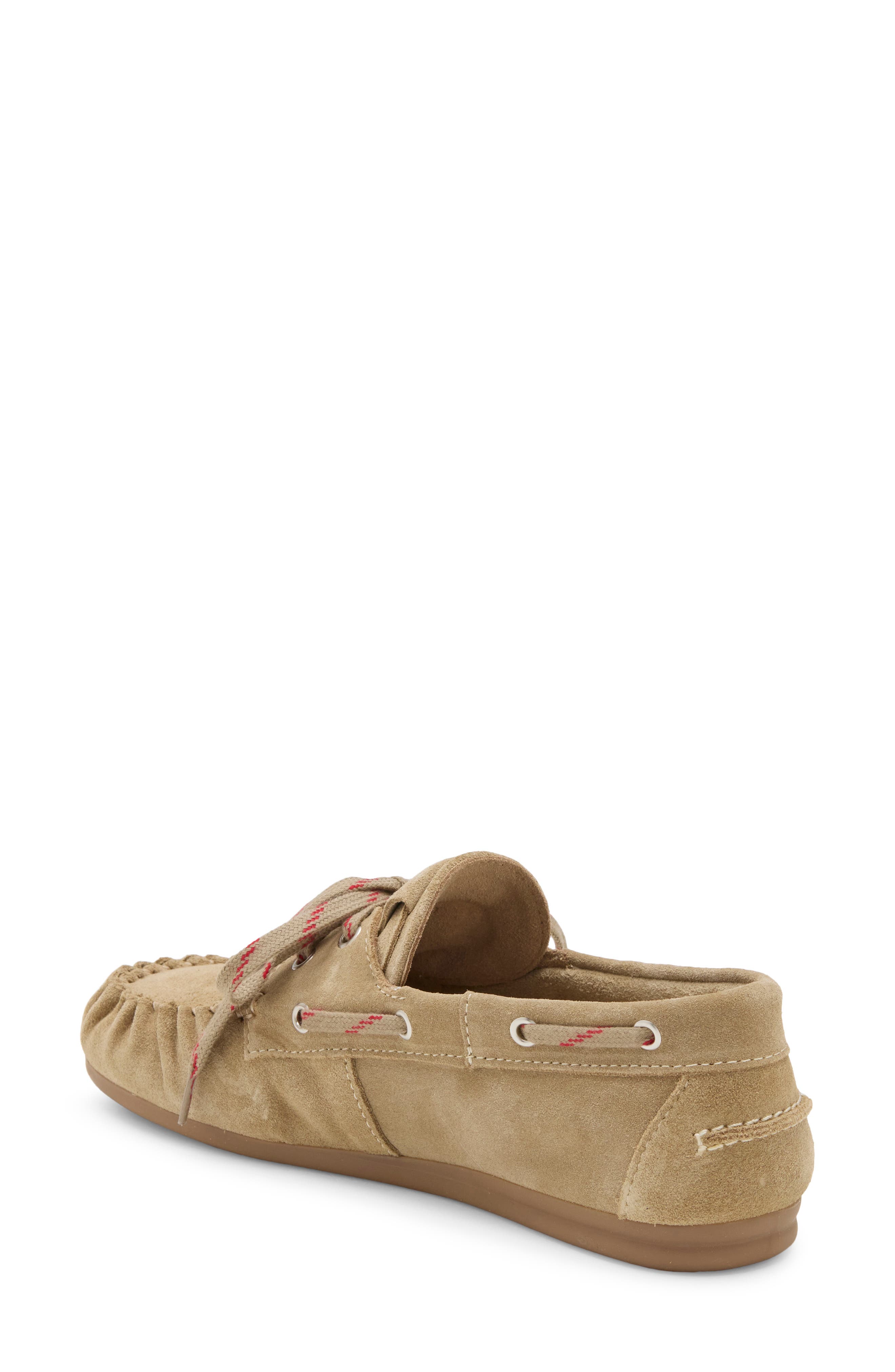 Rowan Leather Boat Shoe, Alternate, color, SPORTY SUEDE BEIGE