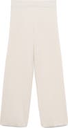 MANGO Cashmere Straight Leg Jogger Pants