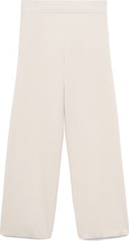 MANGO Cashmere Straight Leg Jogger Pants