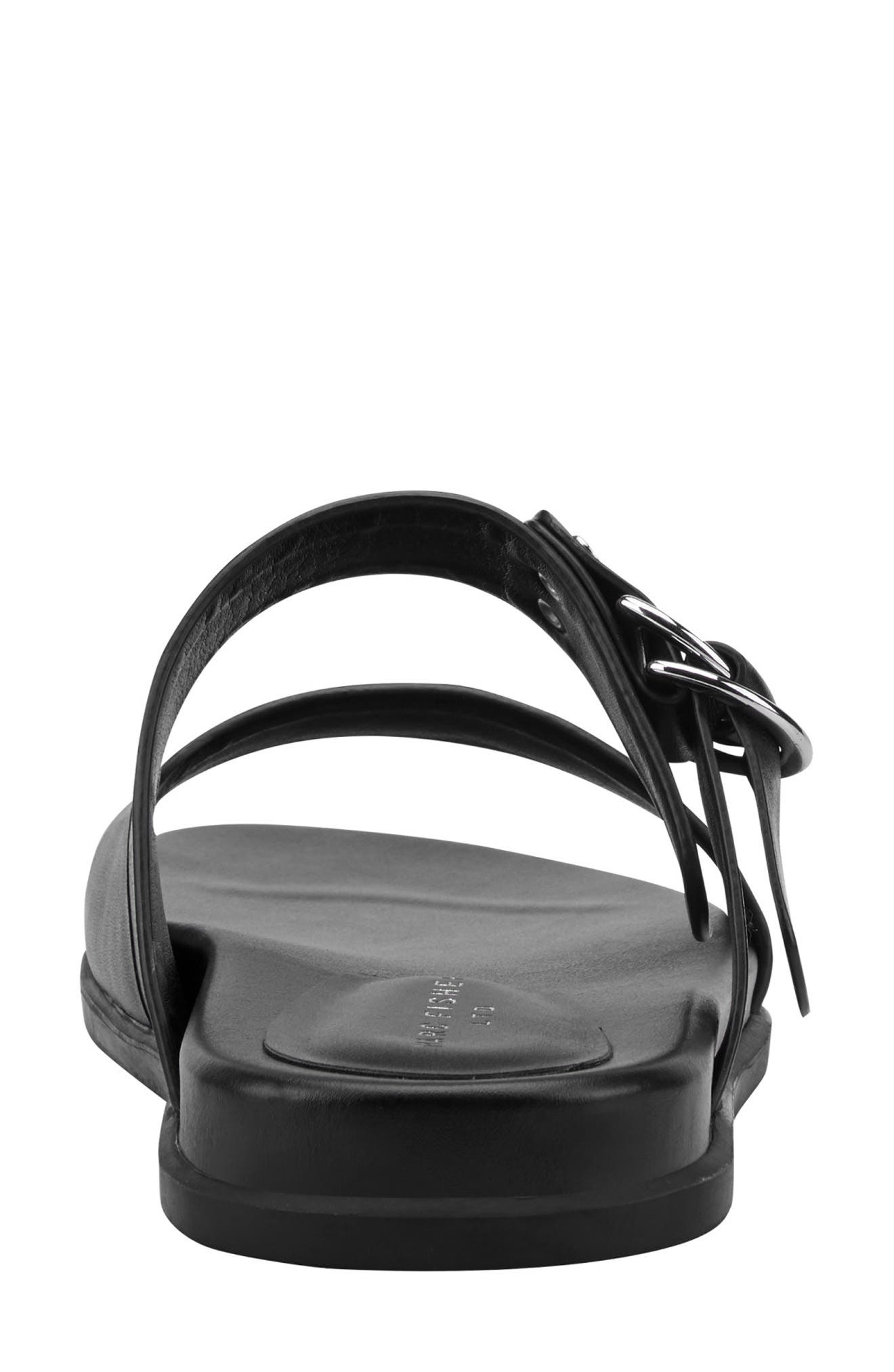 Marc Fisher LTD Gia Slide Sandal, Alternate, color, Black