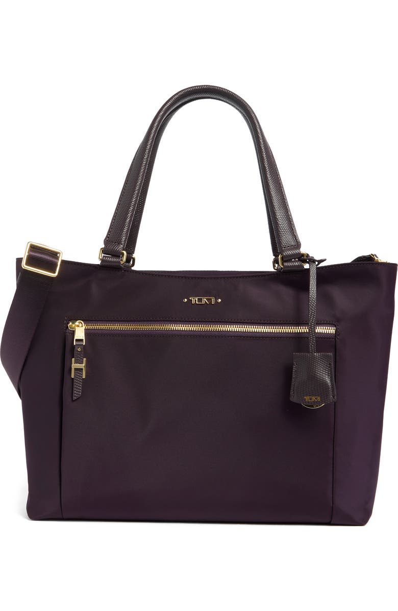 TUMI Vista Catarina Medium Tote, Main, color, Blackberry