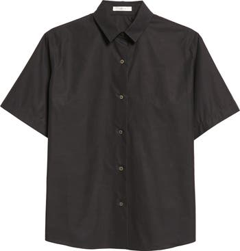 The Row Bec Short Sleeve Button-Up Shirt | Nordstrom