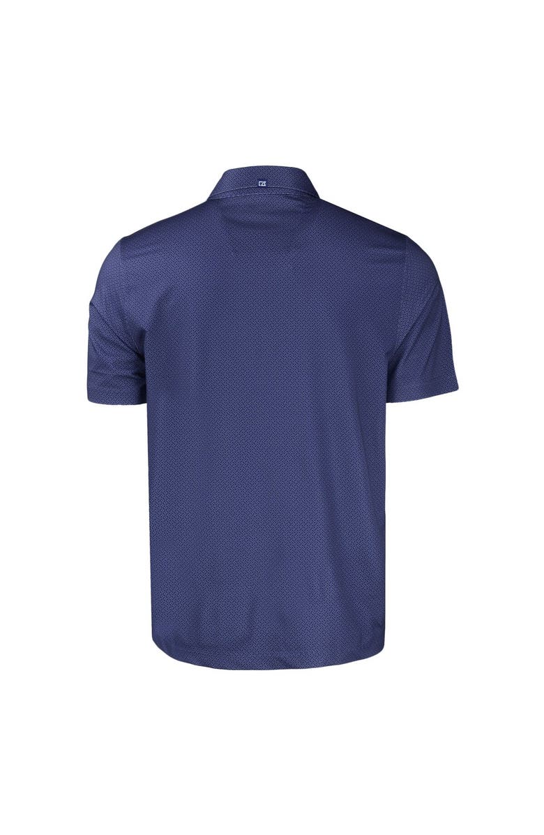 Cutter & Buck Men's Cutter & Buck  Navy Miami Marlins Stars & Stripes Big & Tall Pike Eco Tonal Geo Print Stretch Recycled Polo, Alternate, color, Navy