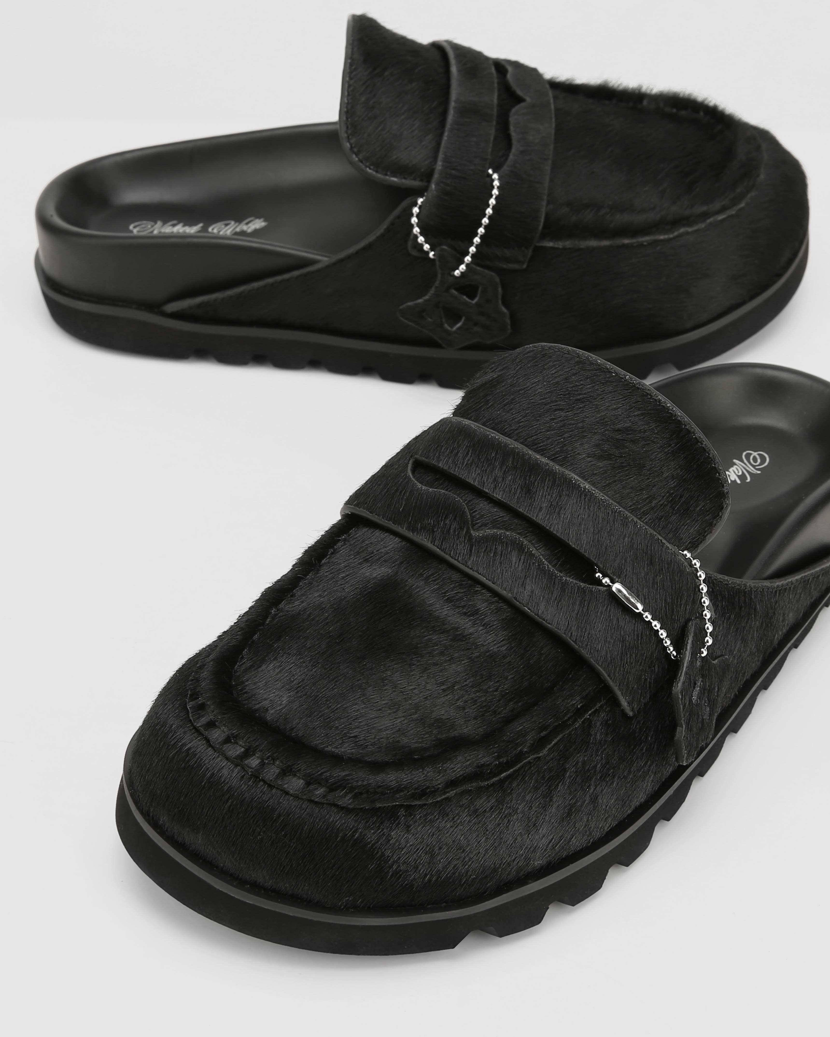 Naked Wolfe Cordless Mule, Alternate, color, Black