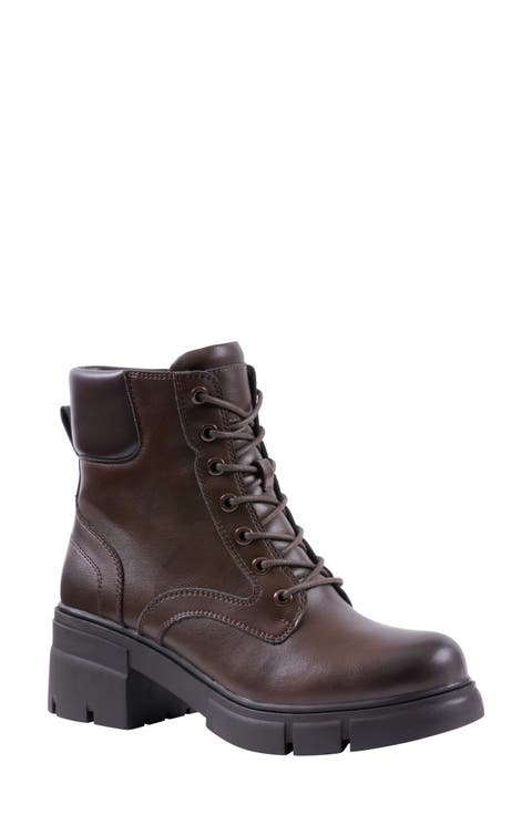 Marley Lace-Up Combat Boot (Women)