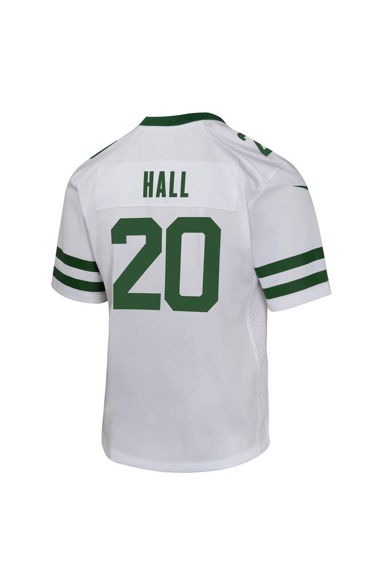 Nike Youth Nike Breece Hall Legacy White New York Jets Game Jersey, Alternate, color, White