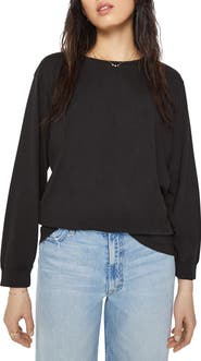 MOTHER The Long Sleeve Rowdy Cotton T-Shirt