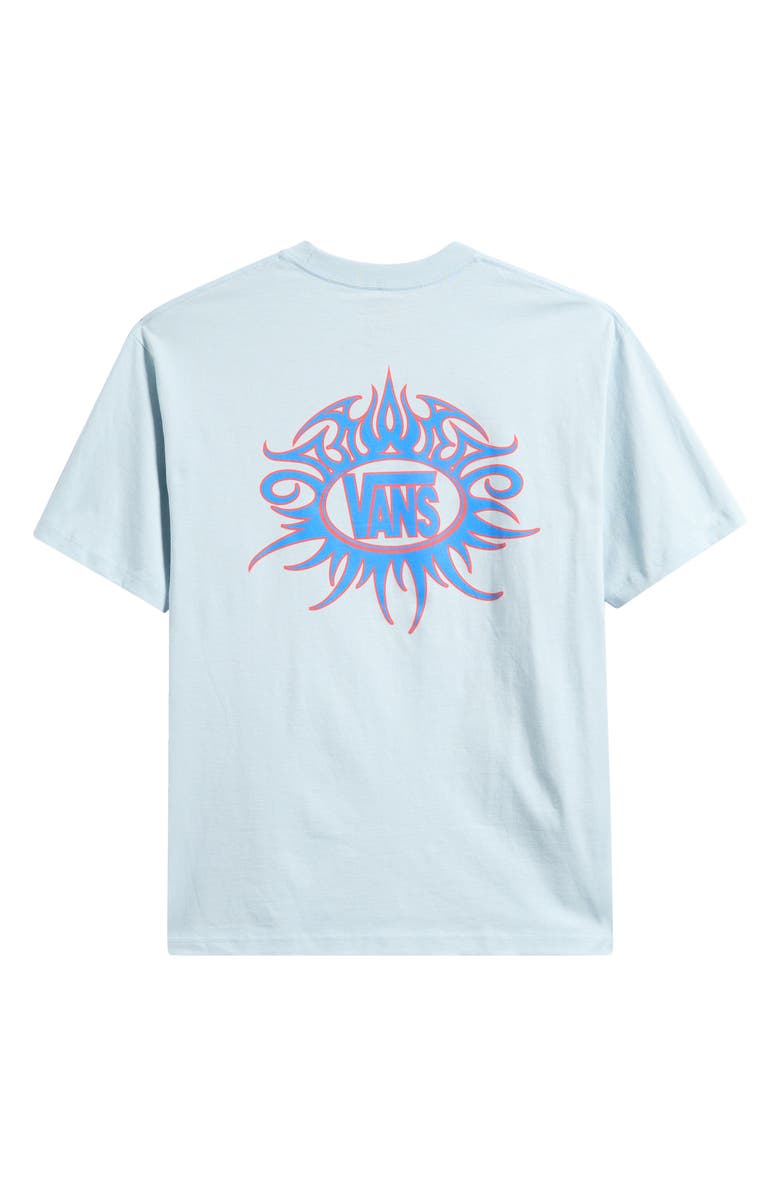 Vans Torched Dawn Mist Cotton Graphic T-Shirt, Alternate, color, Dawn Mist