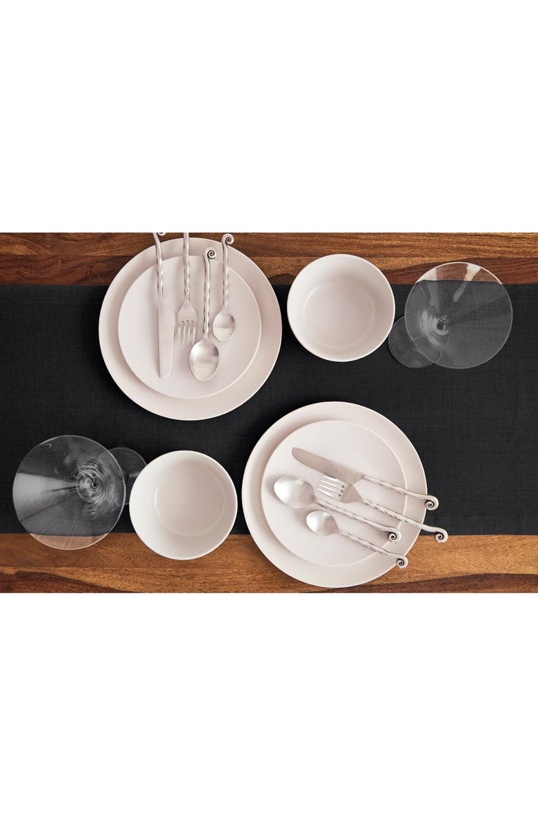 Solino Home Linen Table Runner - Diana, Alternate, color, Black