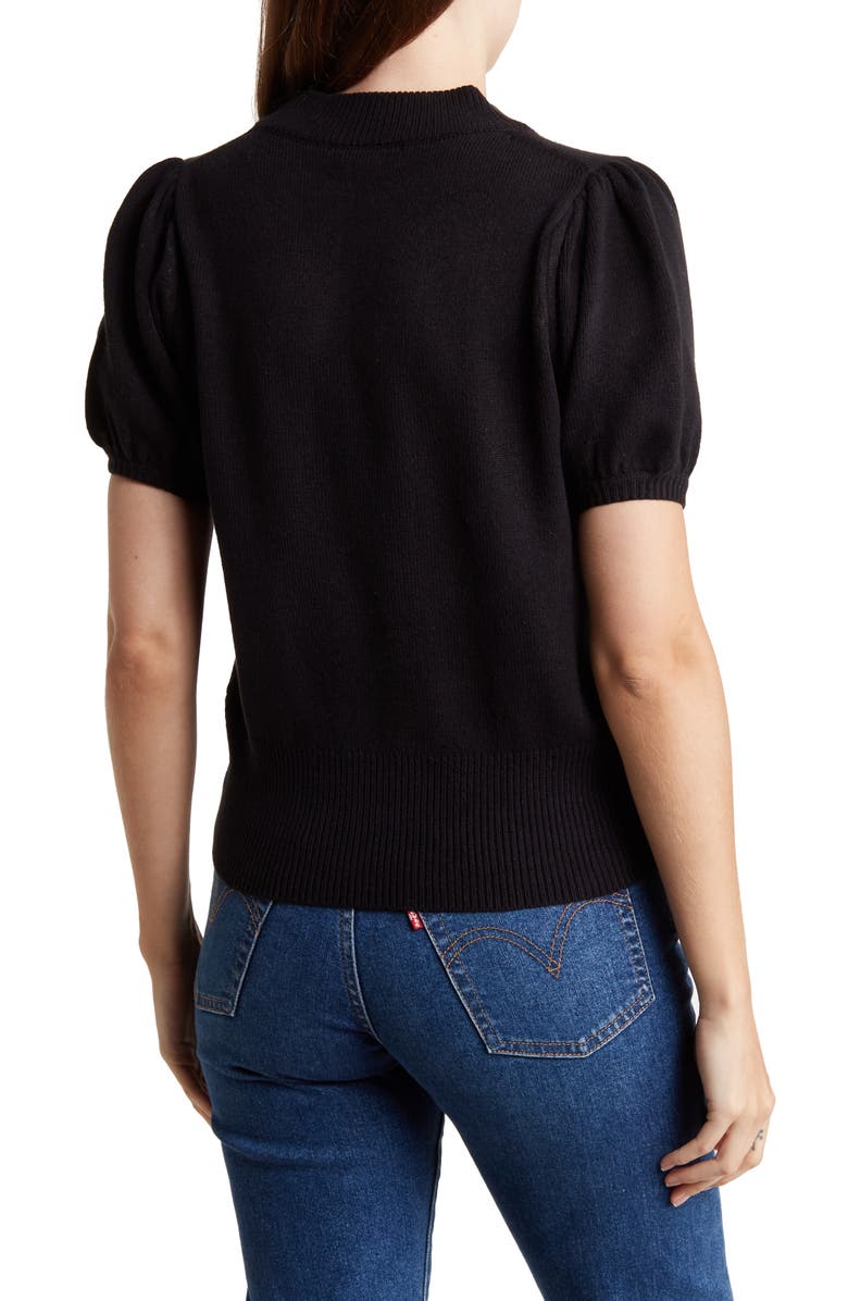 French Connection Babysoft Puff Sleeve Sweater, Alternate, color,