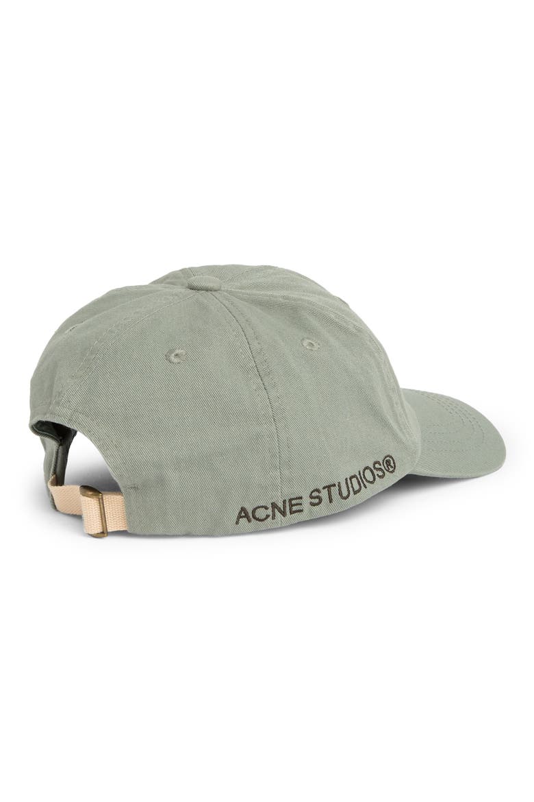 Carliy Logo Cotton Twill Baseball Cap, Alternate, color, SAGE GREEN