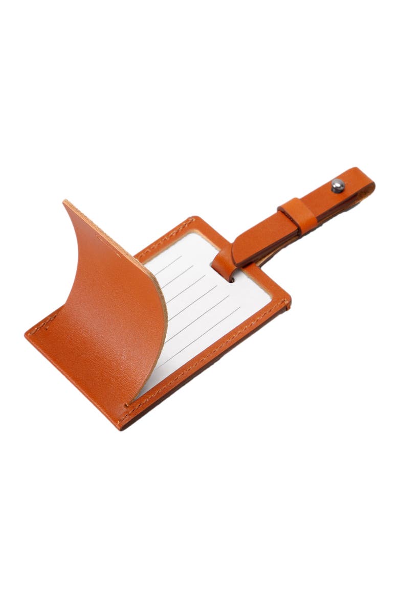 The Luggage Tag, Alternate, color, Cognac