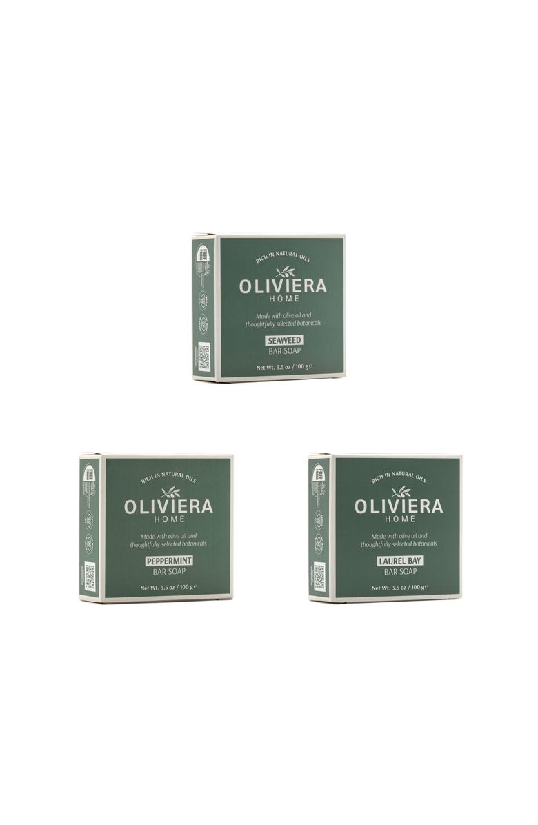 Oliviera Home Coastal Herb Bar Soap Trio, Alternate, color, NO COLOR