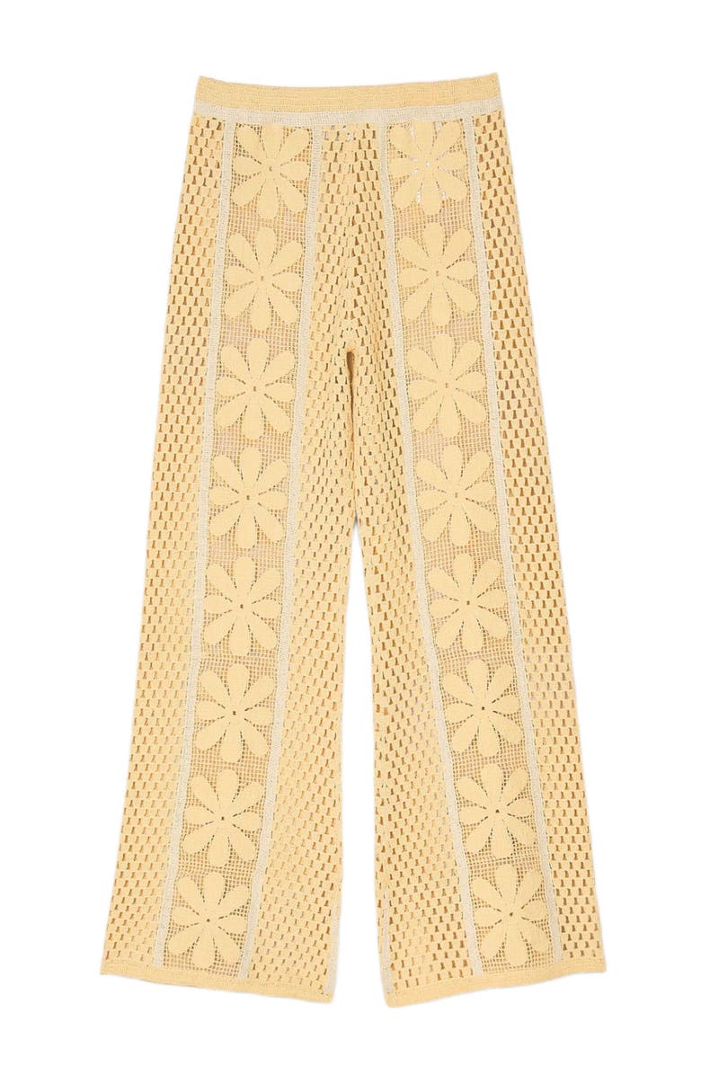 SANDRO Crochet straight-leg trousers, Alternate, color,