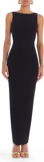 navy velvet maxi dress Rayla | NAVY Velvet Maxi Dress With Split