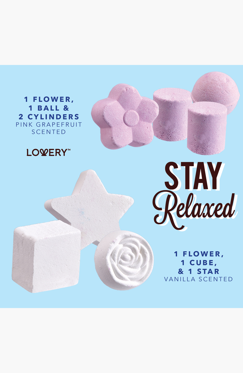 Lovery 17-Piece Bath Bombs Gift Set with Shea and Coco Butter, Alternate, color, Multicolor