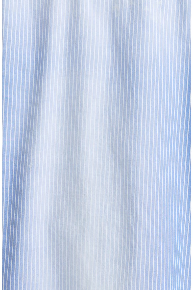 Fringe Cotton Shirt, Alternate, color, SKY/ WHITE STRIPE