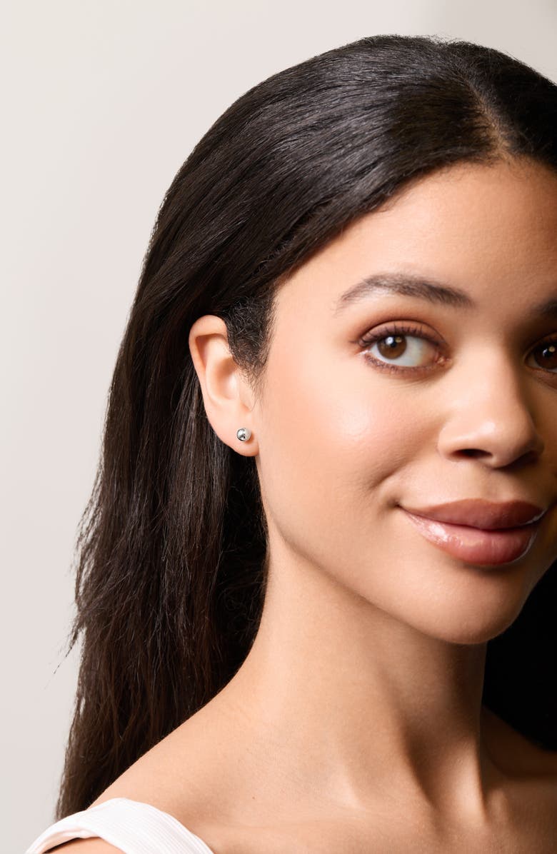 Bony Levy 14K Gold Small Ball Stud Earrings, Alternate, color, 14K White Gold