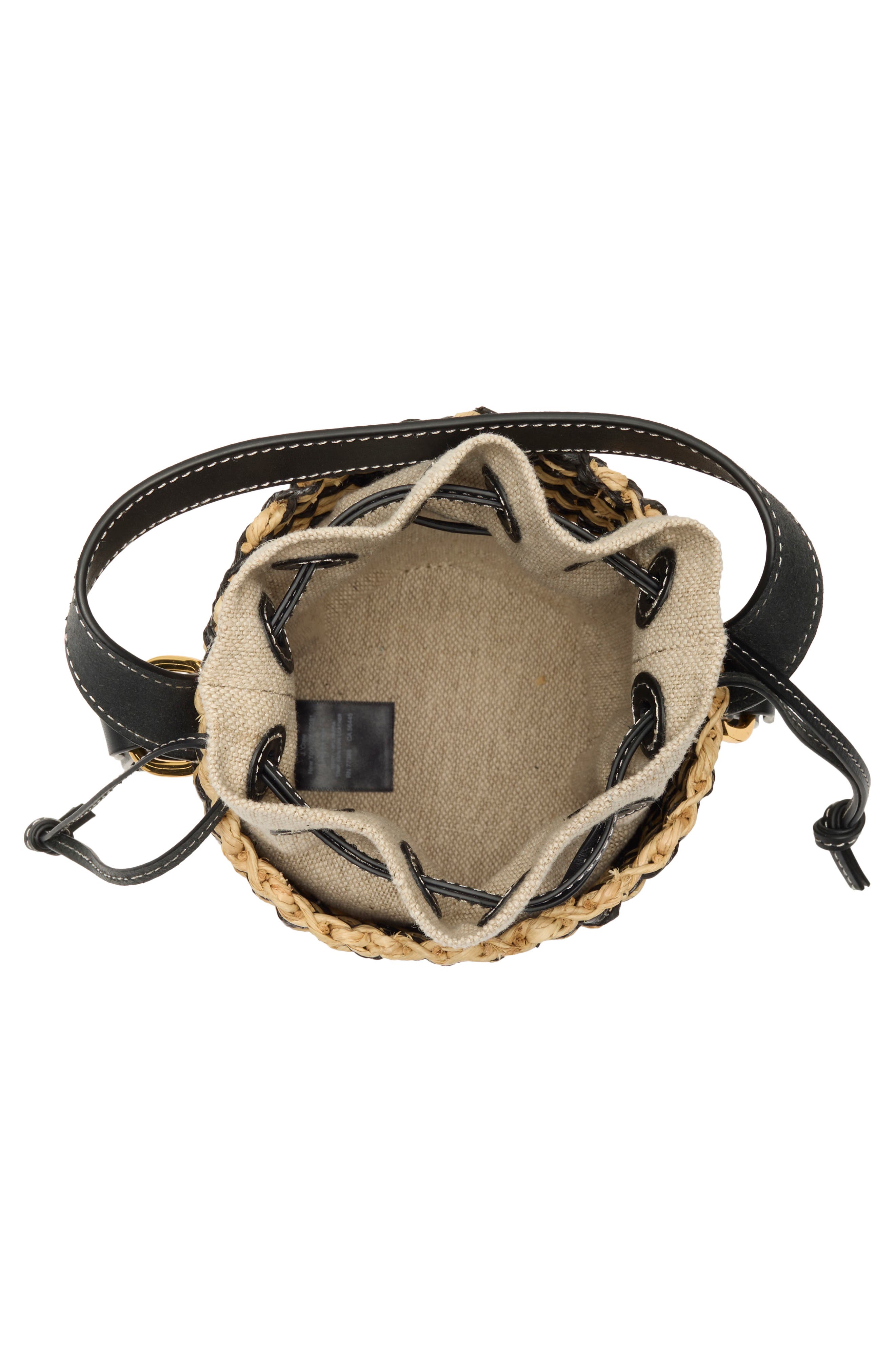 Madewell The Mini Basket Bag, Alternate, color, Natural Multi