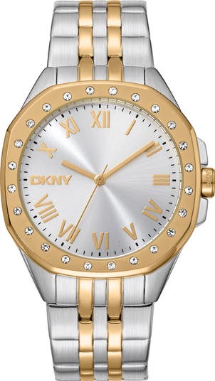 DKNY Two-Tone Bracelet Watch | Nordstromrack