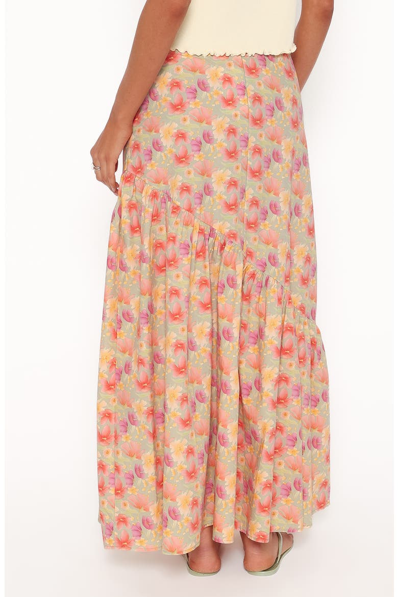Shelbie Maxi Skirt, Alternate, color, SAGE WILDFLOWER