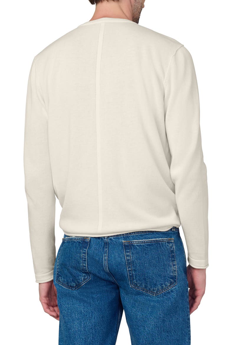 Cotton Crewneck Sweater, Alternate, color, SEA SALT