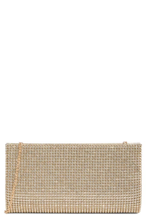 Elaine Oversize Rhinestone Embellished Clutch