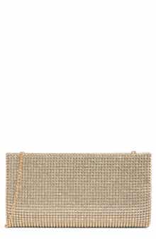 Jessica McClintock Elaine Oversize Rhinestone Embellished Clutch