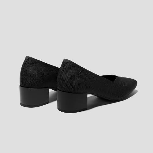 Vivaia Square-toe Stress Free Chunky Heels In Black