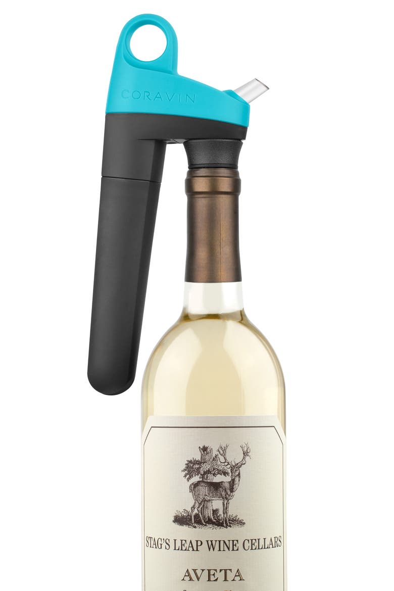 Pivot™ Wine Preservation System, Alternate, color, TEAL